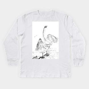 Swan Kids Long Sleeve T-Shirt